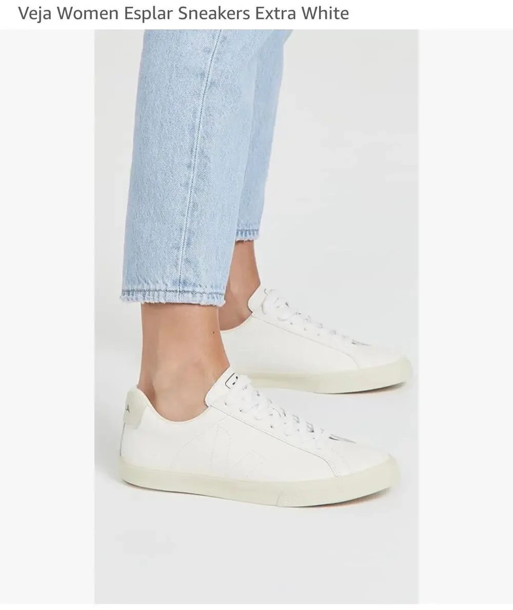 Veja Esplar White Extra White Casual Sneakers Size 6 / 37 NWT